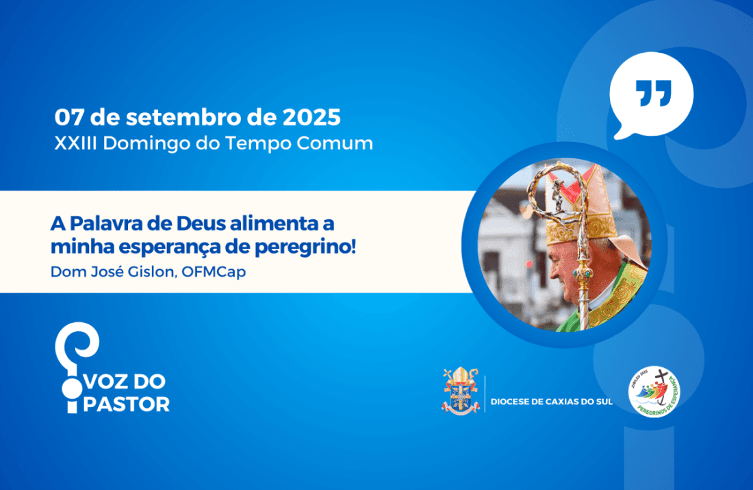 Foto notícia A Palavra de Deus alimenta a minha esperança de peregrino!