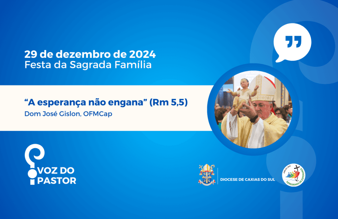 Foto notícia “A esperança não engana” (Rm 5,5)