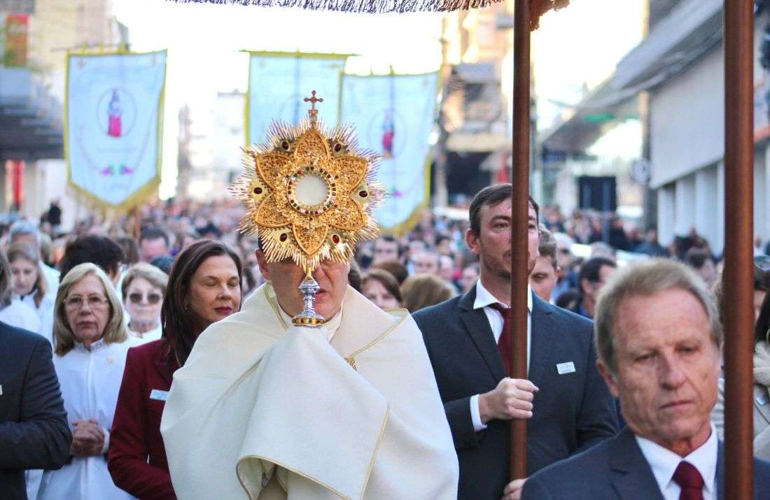 Foto notícia Solenidade de Corpus Christi terá celebrações e coleta de alimentos no Santuário Santo Antônio de Bento