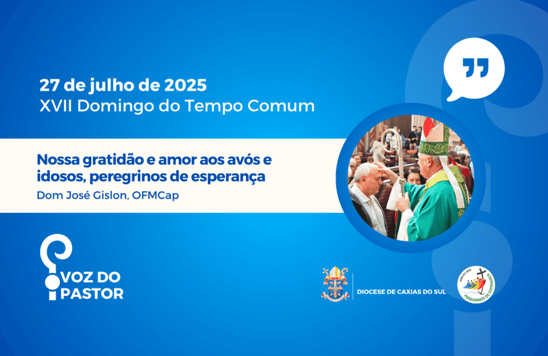 Foto notícia Nossa gratidão e amor aos avós e idosos, peregrinos de esperança